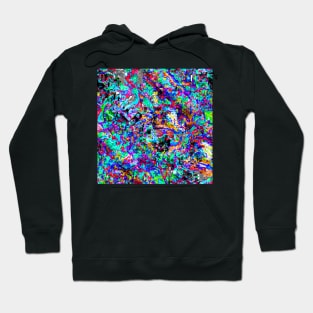 colour chaos pattern Hoodie